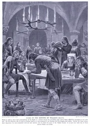 Kohtaus William I:n kuoleman aamuna 1920-luvulla
